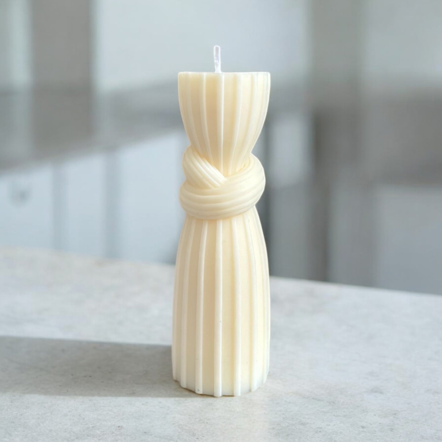 Soy candle Knot handmade