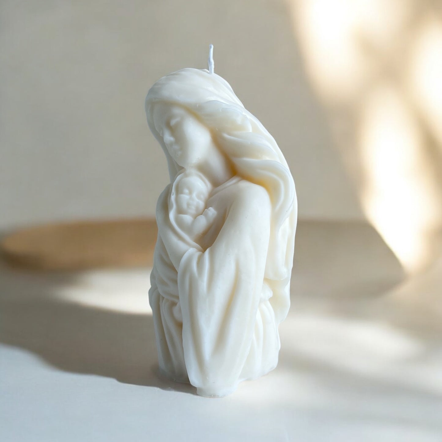 Mother and Child - Mother's Love - Baby in Arms - Home Decor Candle - Handmade Candle